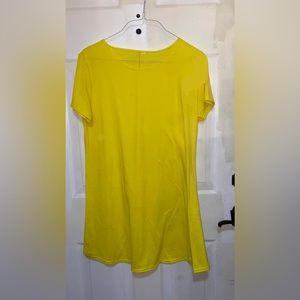 Yellow Tshirt Dress